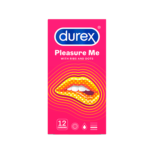 Durex Pleasure Me Condoms with ribs and dots