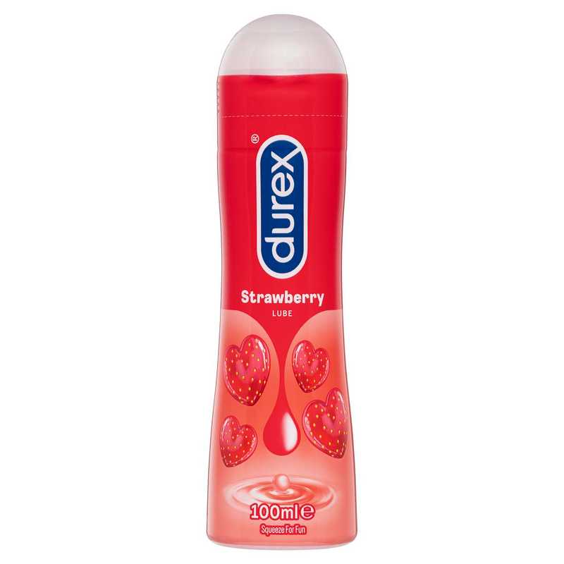 Durex Strawberry Lube Package