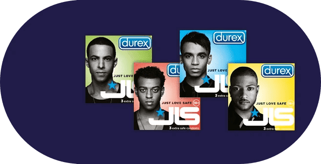 Durex condoms packages