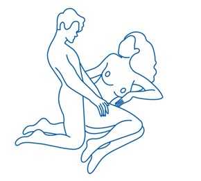 drawing of a couple having sex